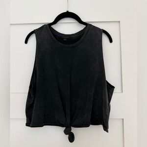 All Saints Charcoal Muscle Tee - M